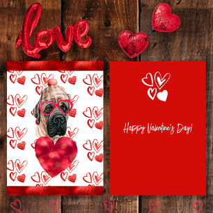 Heart English Mastiff Hondenliefhebber Valentijn G Feestdagenkaart