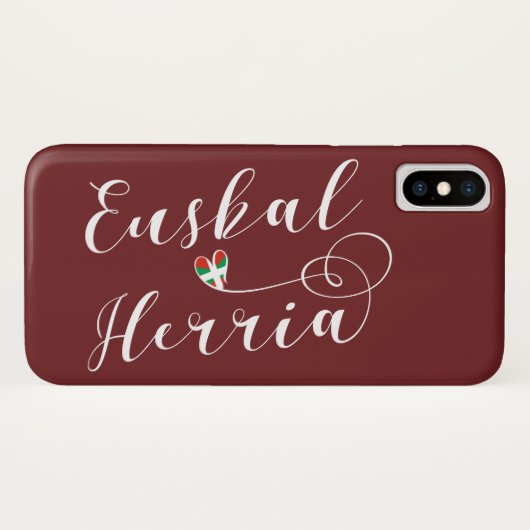 Heart Euskal Herria Mobile Phone Case (Achterkant (horizontaal))