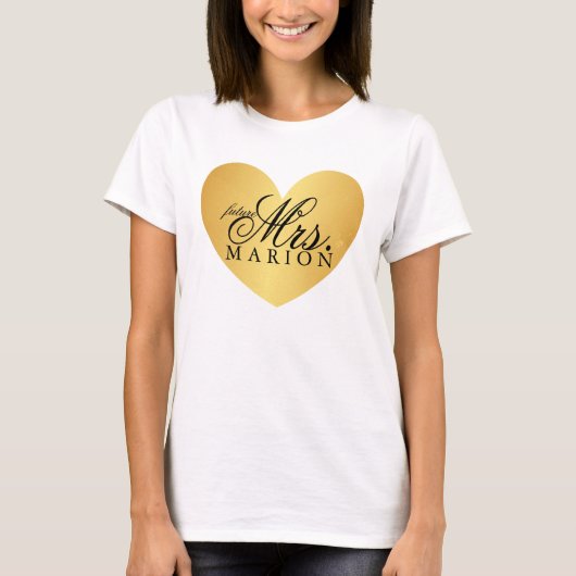 Heart Fab Golden Future Mevrouw shirt (Voorkant)