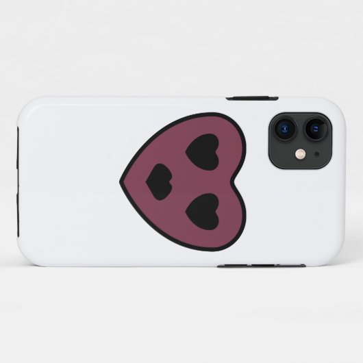 Heart Face Pout Case-Mate iPhone Case (Achterkant (horizontaal))