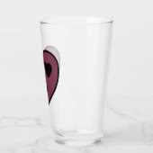 Heart Face Pout Glas (Links)