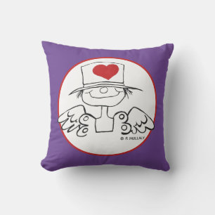"Heart Fairy" Coussin jetable personnalisé violet