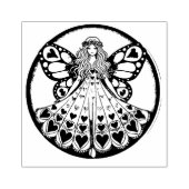 Heart Fairy Rubberstempel (Afrduk)