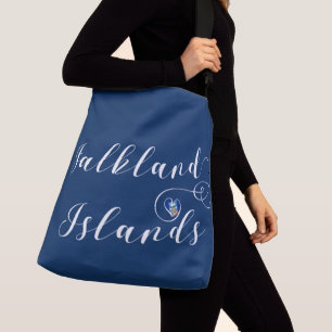 Heart Falklandeilanden vlag, Falklandeilanden Crossbody Tas