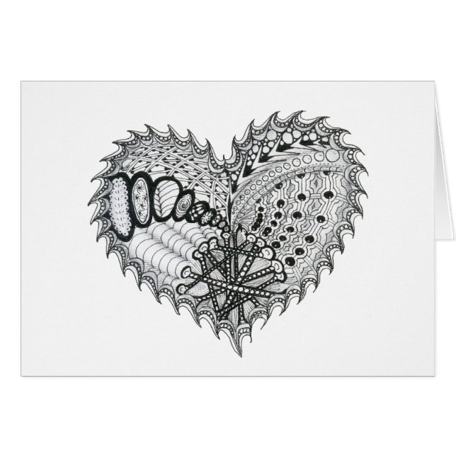 Heart Fire Doodle (Voorkant Horizontaal)