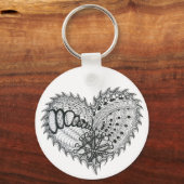 Heart Fire Doodle Sleutelhanger (Voorkant)