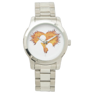 Heart flame women's watch  horloge