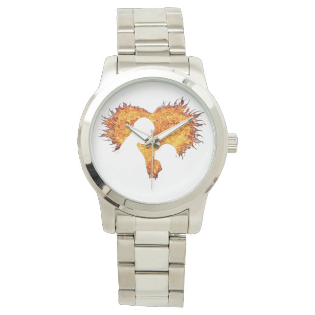 Heart flame women's watch  horloge (Voorkant)