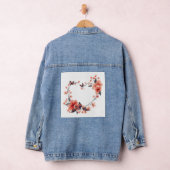 Heart Flower Vrouwen Mode Denim Jacket (Hangar)