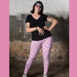 Heart Flowers Patroon Leggings