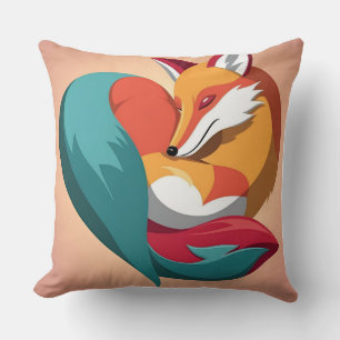 Heart Fox voor Moederdag Kussen