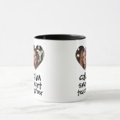 Heart Frame Custom Photo Teacher Mug (Centre)