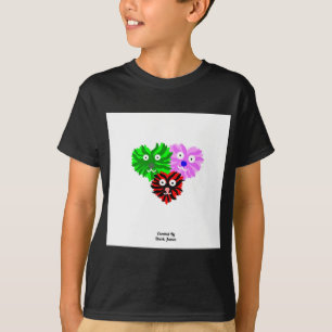 Heart Fuzzies Boys Zwart Basic T-Shirt