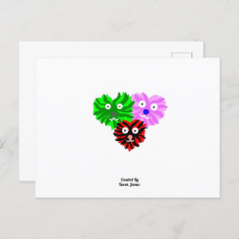 Heart Fuzzies-Briefkaart Briefkaart