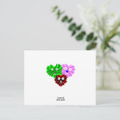 Heart Fuzzies-Briefkaart Briefkaart (Staand voorkant)