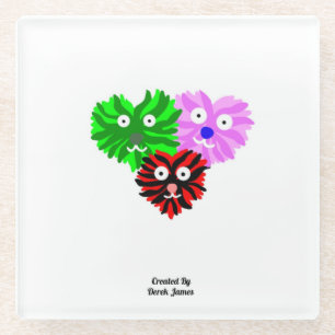 Heart Fuzzies Glass Onderzetter