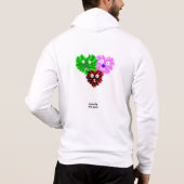 Heart Fuzzies Mannen Hoodie (Achterkant)
