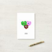 Heart Fuzzies Post-it Notes (10,2 cm x 15,2 cm) (Op bureau)