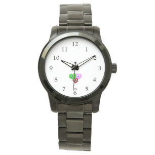Heart Fuzzies Unisex Oversized zwart horloge