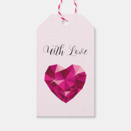 Heart Gemstone With Love Cadeaulabel
