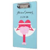 Heart Getting Married Verloving Klembord (Links)