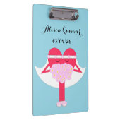 Heart Getting Married Verloving Klembord (Rechts)