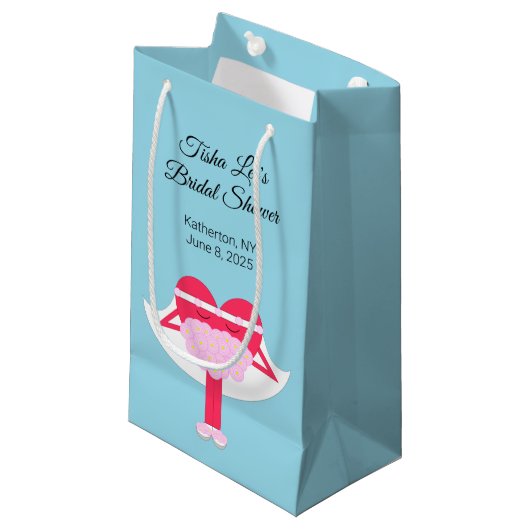 Heart Getting Married - Vrijgezellenfeest Klein Cadeauzakje (Voorkant Gekanteld)