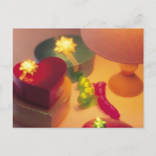 Heart Gift Boxes Briefkaart (Voorkant)