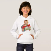 Heart Girl Enfant Retro Enfants mignons (Devant entier)