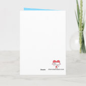 Heart Giving A Speech Over Liefde: Blank Kaart (Achterkant)