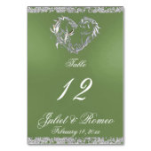 Heart & Glitter - Salie Tafelnummer (Achterkant)