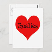 Heart Goalies Briefkaart (Voorkant / Achterkant)