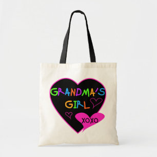 Heart Grandma's Girl T-shirts en Gifts Tote Bag