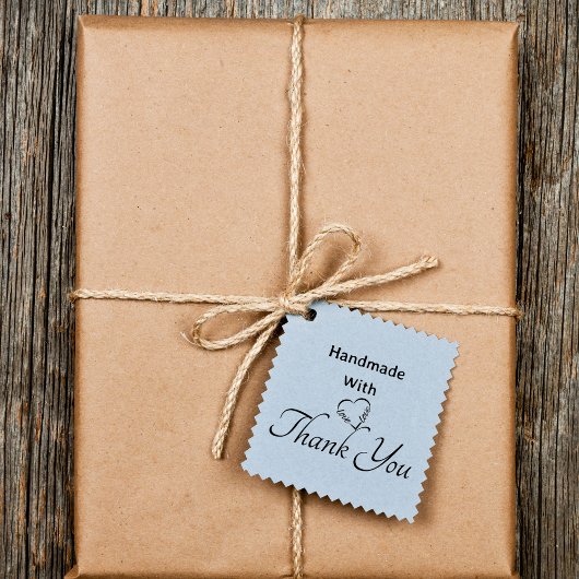 Heart Hand gemaakt met Love Typography Script Zelfinktende Stempel