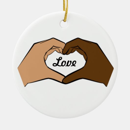 Heart Hands Love Ornament (Voorkant)
