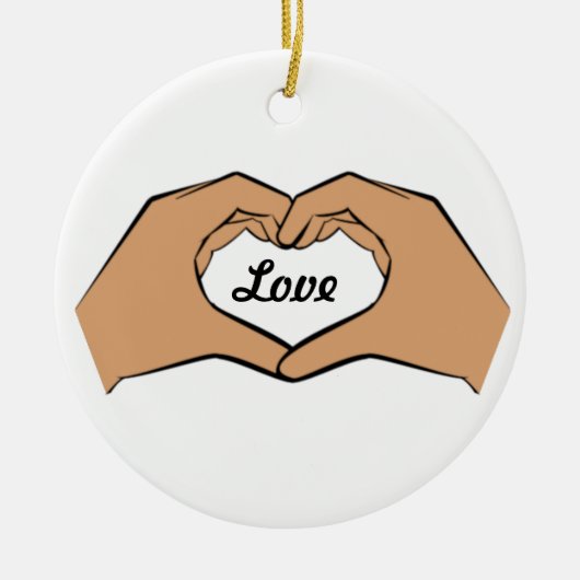 Heart Hands Love Ornament (Voorkant)