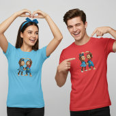 Heart Hands Monkeys  - Sweet Mimo & Zina T-shirt