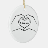 Heart Hands Ornament (Rechts)