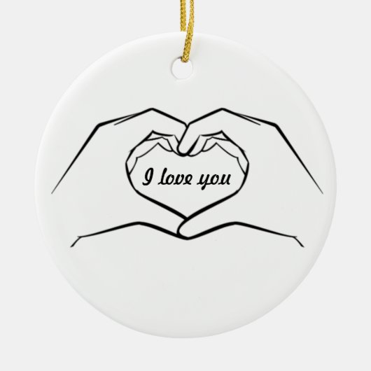 Heart Hands Ornament (Voorkant)