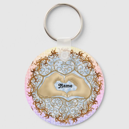 Heart Hands sleutelhanger (Voorkant)