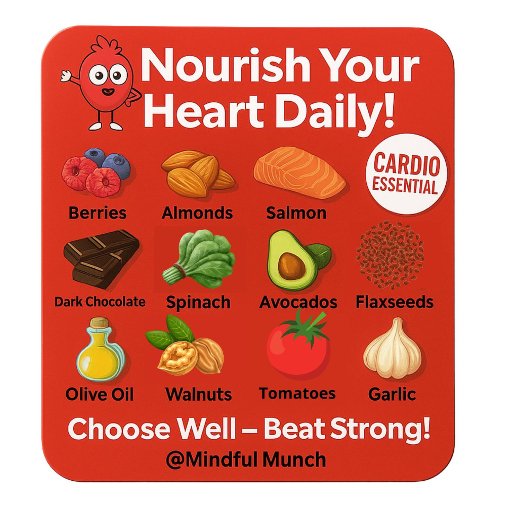 ❤️ Heart Healthy Fridge Magnet Magneet