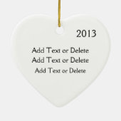 Heart - Healthy Fruit - SRF Keramisch Ornament (Achterkant)