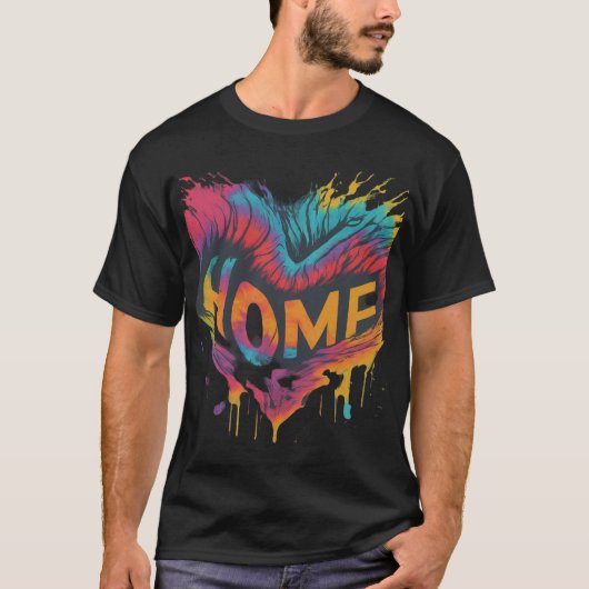 Heart Home T-shirt (Voorkant)