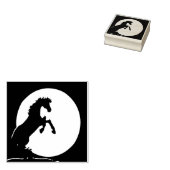 Heart Horses V Hazy Moon Rubberstempel (Gestempeld)