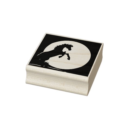 Heart Horses V Hazy Moon Rubberstempel (Stempel)