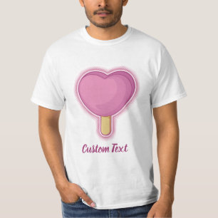 Heart Ice Cream Stick T-shirt