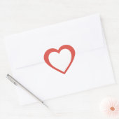 Heart Illustration Art – Cute & Aesthetic  Hart Sticker (Envelop)