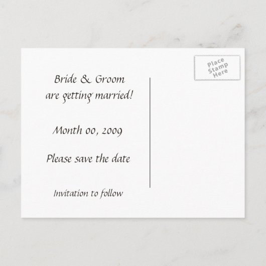 Heart in the Sand Save the Date Cartes postales (Dos)