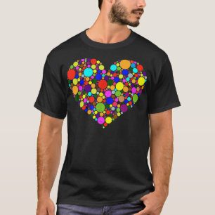 Heart International Dot Day September 15th Polka D T-shirt