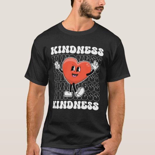 Heart Kindness Squad Be Kind Teacher Unity Day Ant T-shirt (Voorkant)
